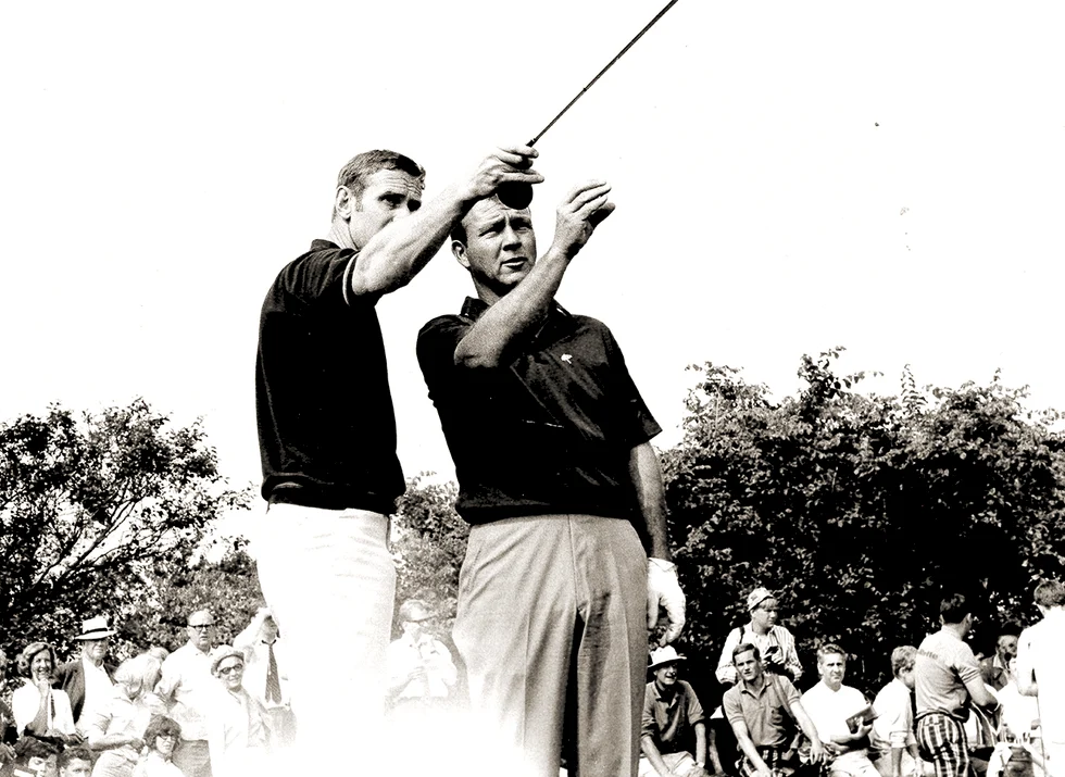 Sven Tumba and Arnold Palmer